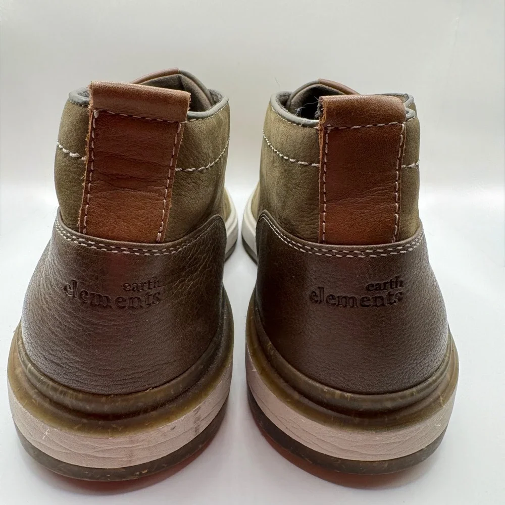 Earth Elements Abound Mens 11 Taupe Leather Suede Chukka Boots CBGP072021‎